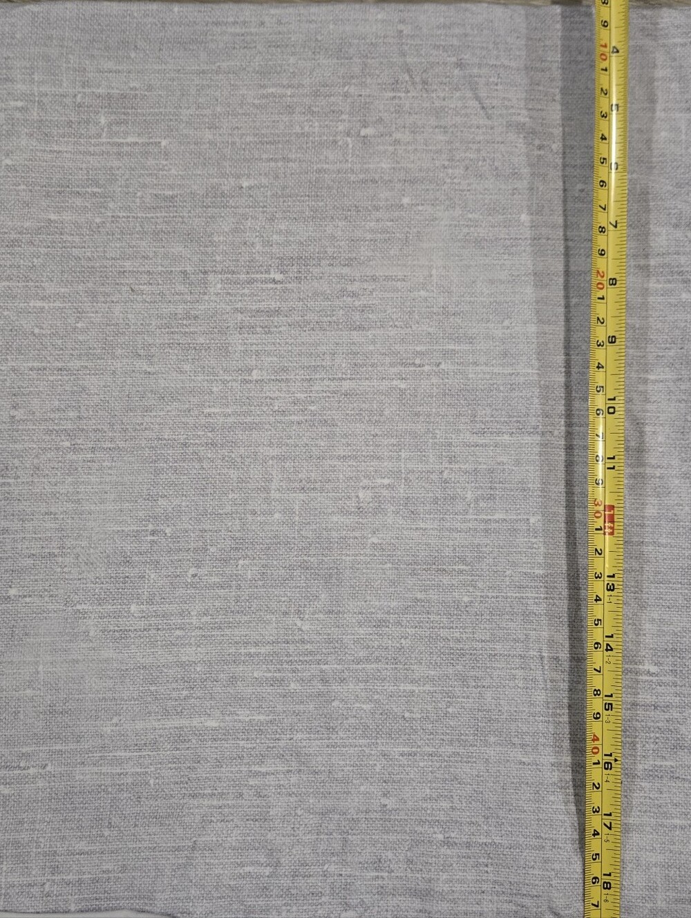 Knit Fabric: White Linen Look Cotton Lycra Stretch Fabric 91cmxWOF